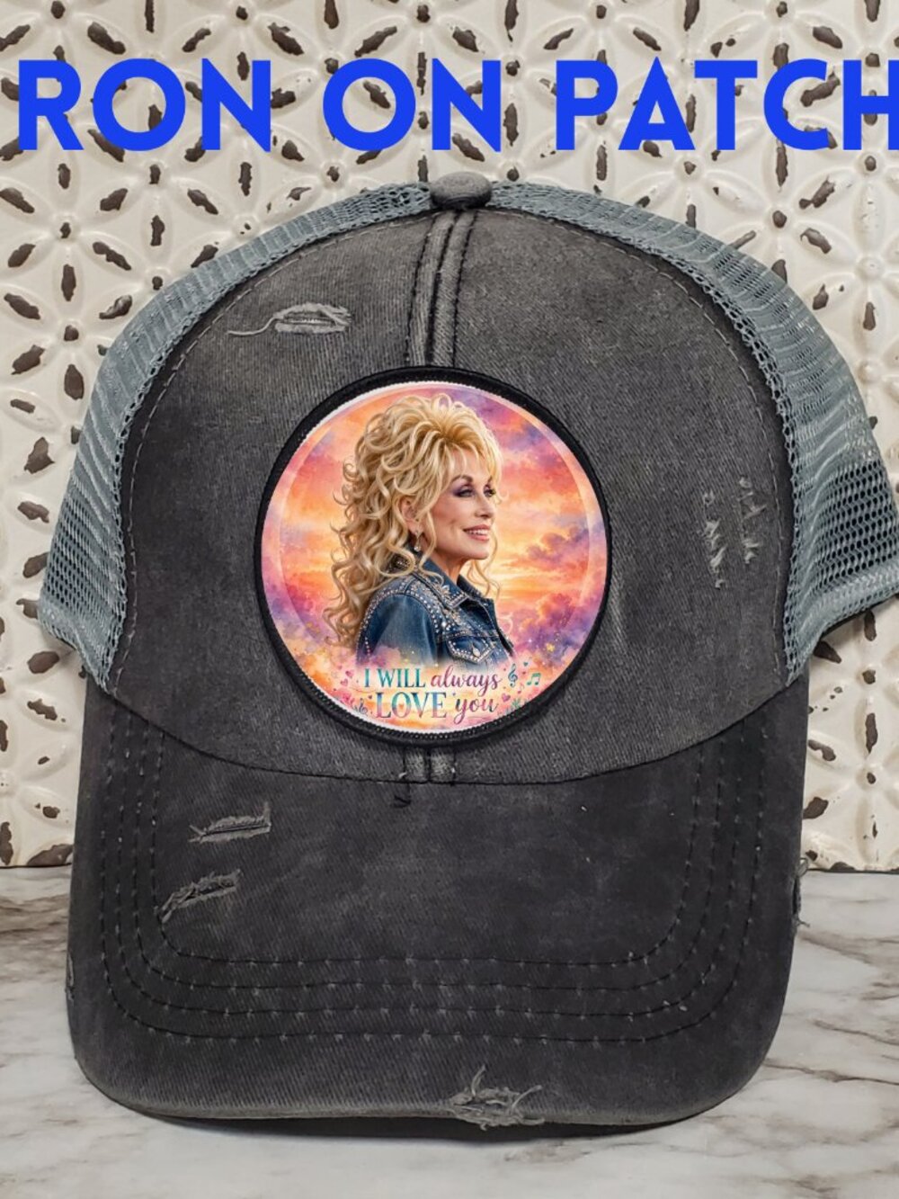 Dolly Parton Iron On Patch